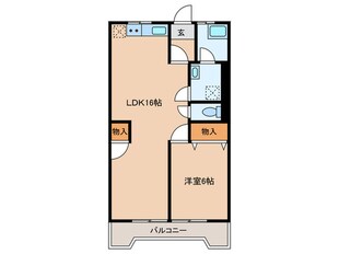 メゾンハヤシの物件間取画像